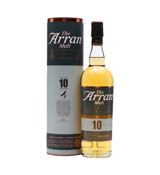 Arran Non Chill Filtered 10 ani Island Single Malt Scotch Whisky 0.7L - 1