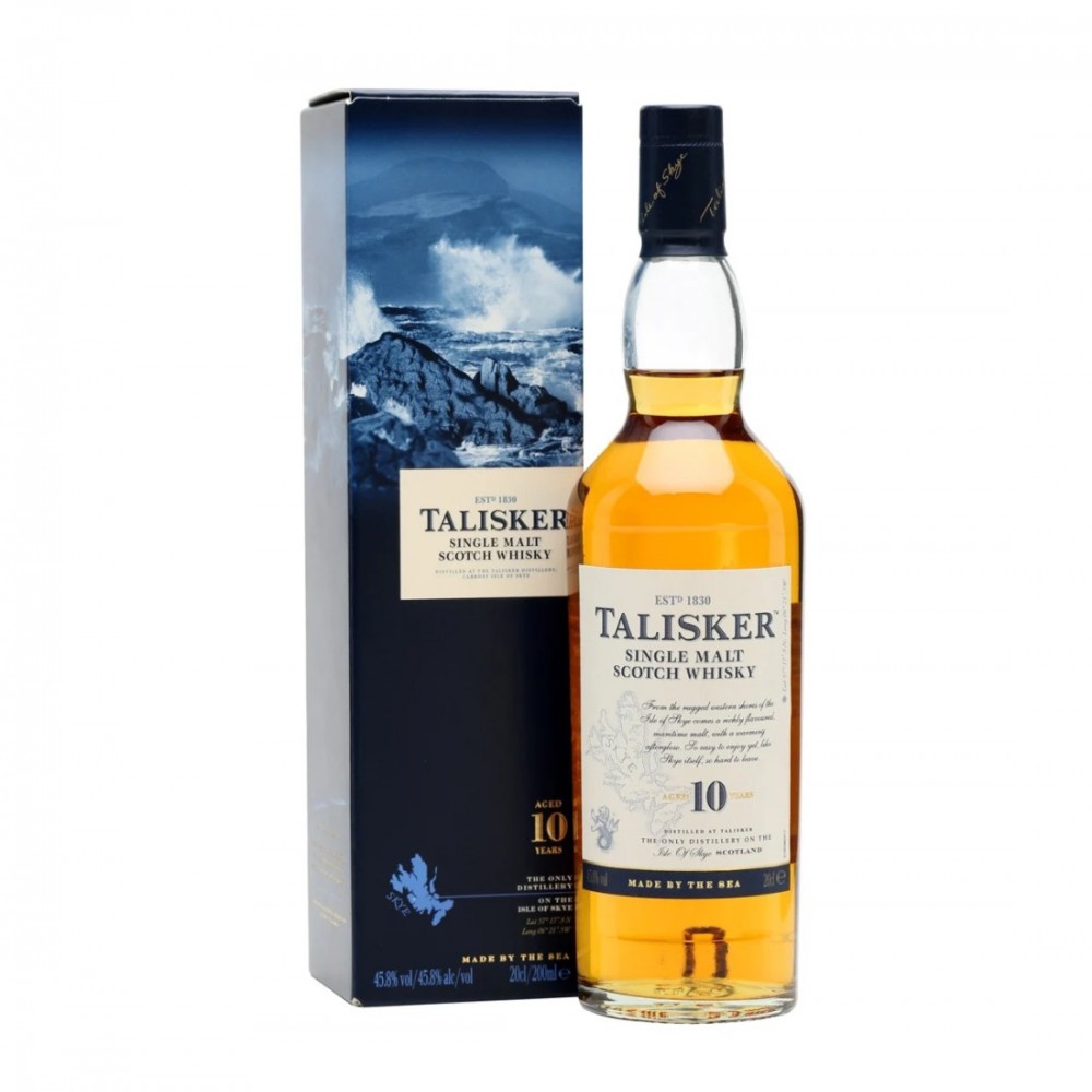 Talisker 10 ani Island Single Malt Scotch Whisky 0.7L Talisker 10 ani Island Single Malt Scotch Whisky 0.7L