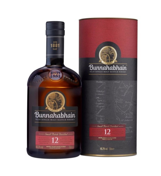 Bunnahabhain Small Batch 12 ani Islay Single Malt Scotch Whisky 0.7L - 1