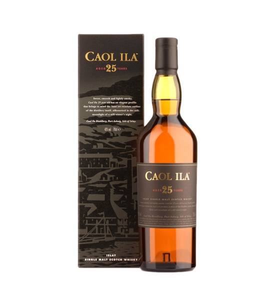 Caol Ila 25 ani Islay Single Malt Scotch Whisky 0.7L - 1