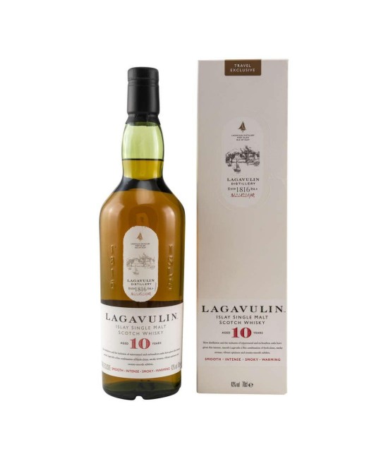 WHISKY - Lagavulin 10 ani Islay Single Malt Scotch Whisky 0.7L