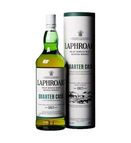 Laphroaig Quarter Cask Islay Single Malt Scotch Whisky 1L - 1
