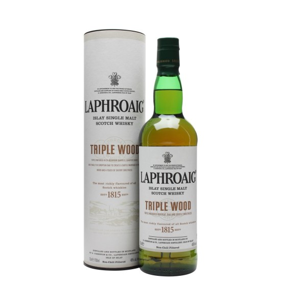 Laphroaig Triple Wood Islay Single Malt Scotch Whisky 0.7L - 1