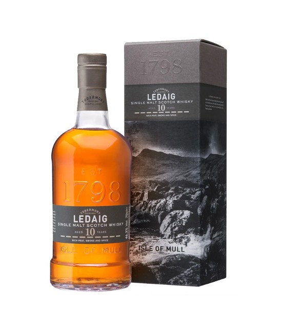 WHISKY - Ledaig Single Malt Scotch Whisky 10 ani 0.7L
