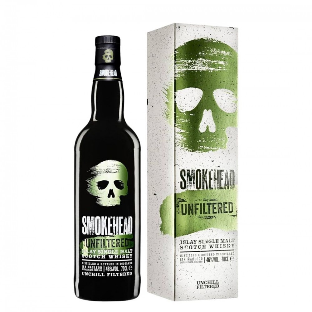 Smokehead Unfiltered Islay Single Malt Scotch Whisky 0.7L