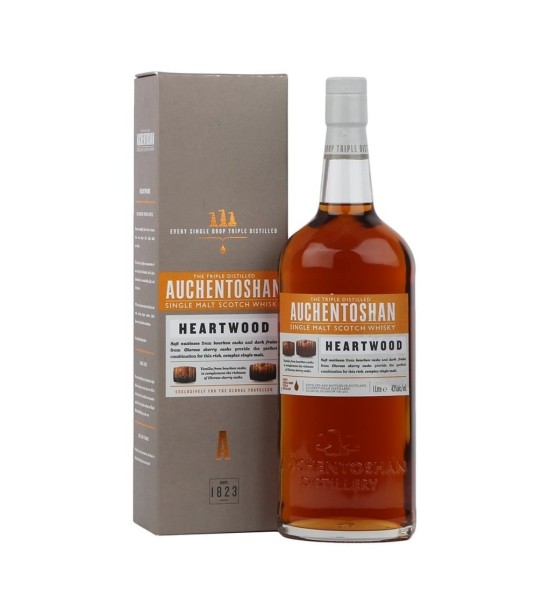 Auchentoshan Heartwood Lowland Single Malt Scotch Whisky 1L - 1