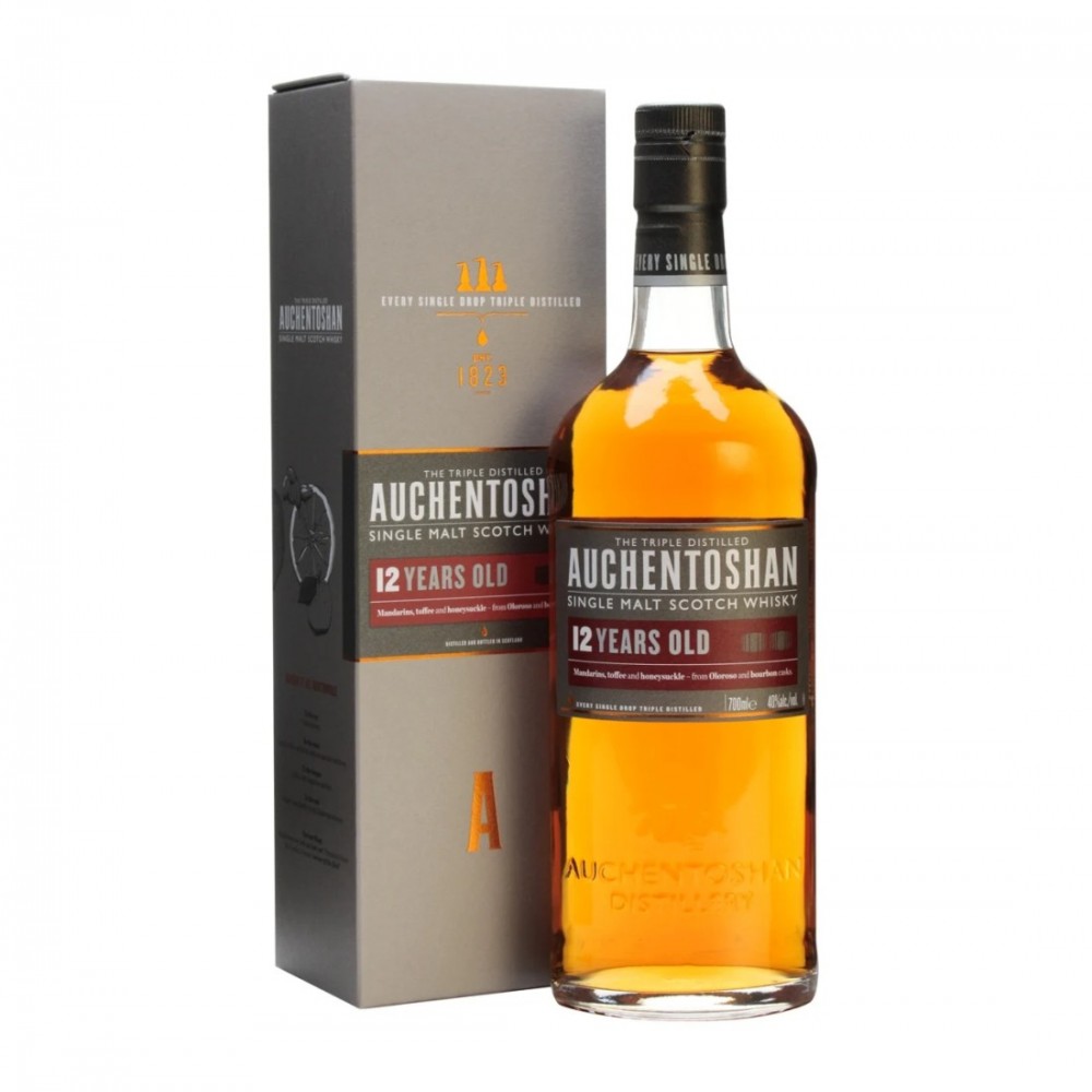 Auchentoshan 12 ani Lowland Single Malt Scotch Whisky 0.7L