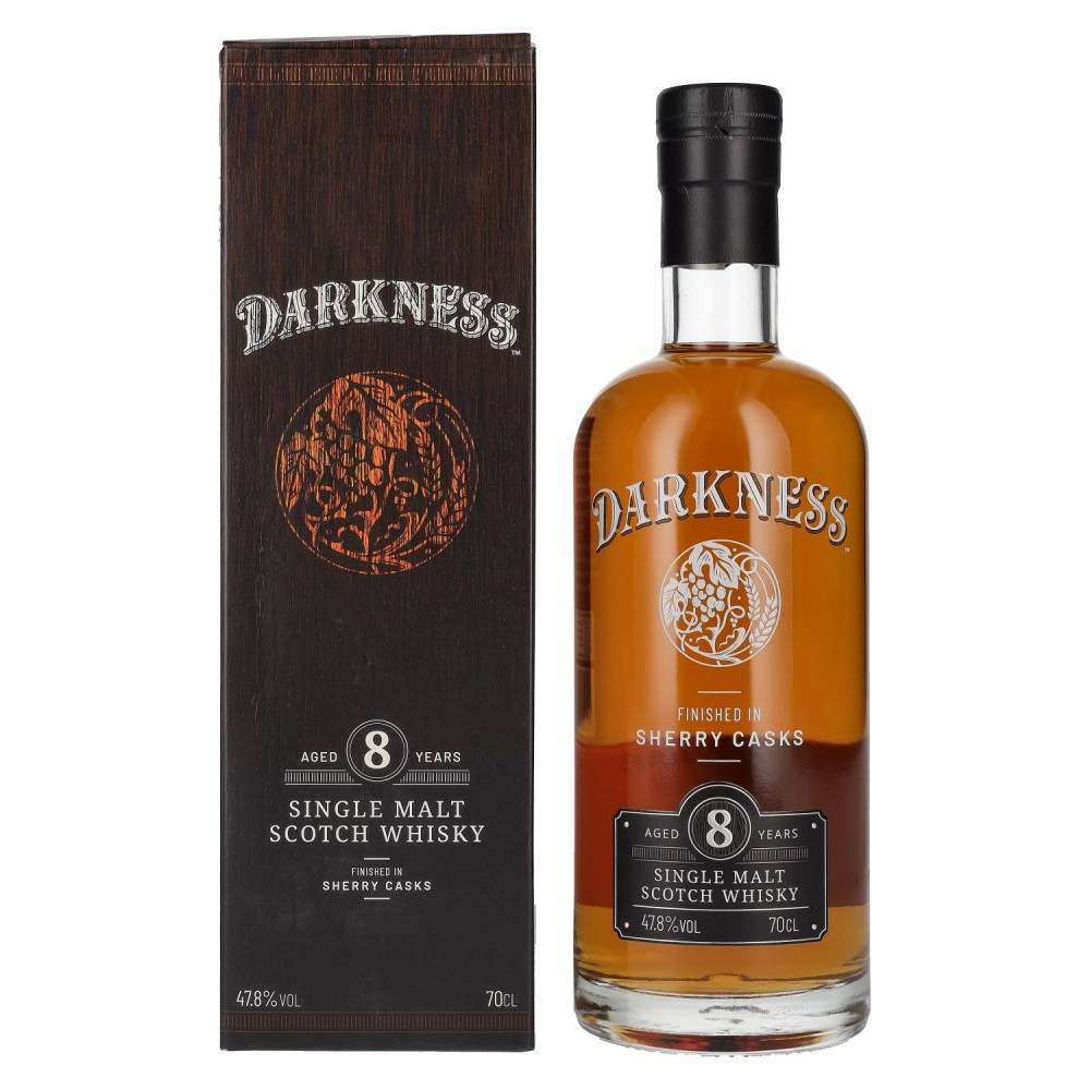 Darkness Sherry Casks 8 ani Speyside Single Malt Scotch Whisky 0.7L Darkness Sherry Casks 8 ani Speyside Single Malt Scotch Whisky 0.7L