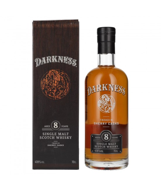 Darkness 8 ani Speyside Single Malt Scotch Whisky Sherry Casks 0.7L Selectie Whisky - Darkness 8 ani Speyside Single Malt Scotch Whisky Sherry Casks 0.7L