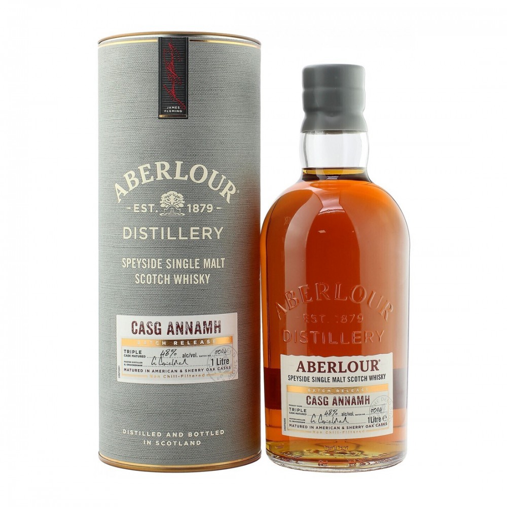 Aberlour Casg Annamh Speyside Single Malt Scotch Whisky 1L