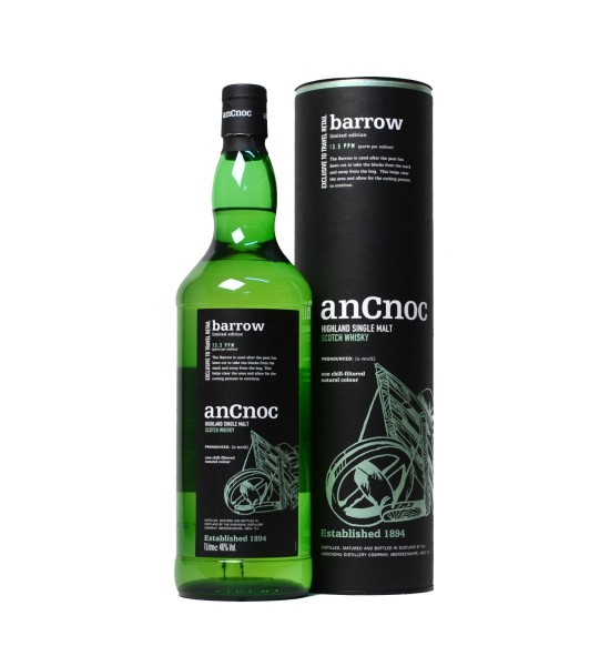 AnCnoc Barrow Speyside Single Malt Scotch Whisky 1L - 1