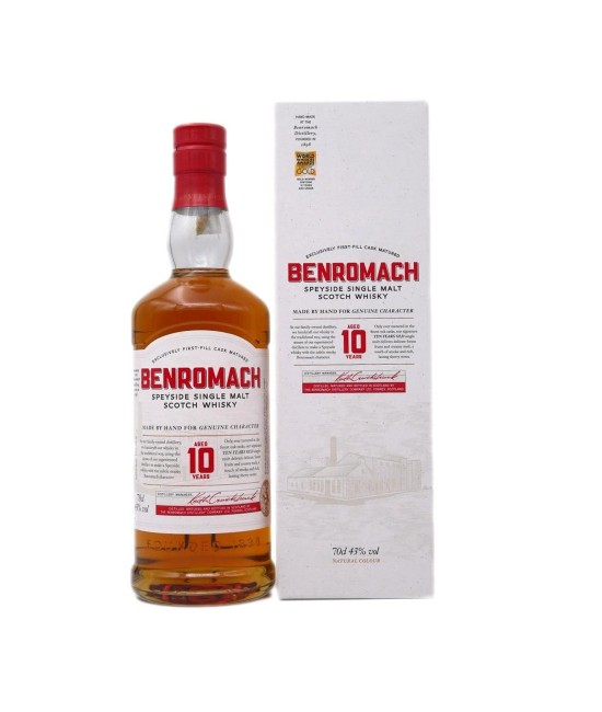 Benromach 10 ani Speyside Single Malt Scotch Whisky 0.7L Benromach 10 ani Speyside Single Malt Scotch Whisky 0.7L