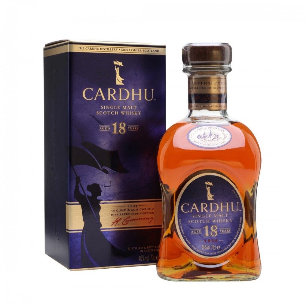 Cardhu 18 ani Speyside Single Malt Scotch Whisky 0.7L