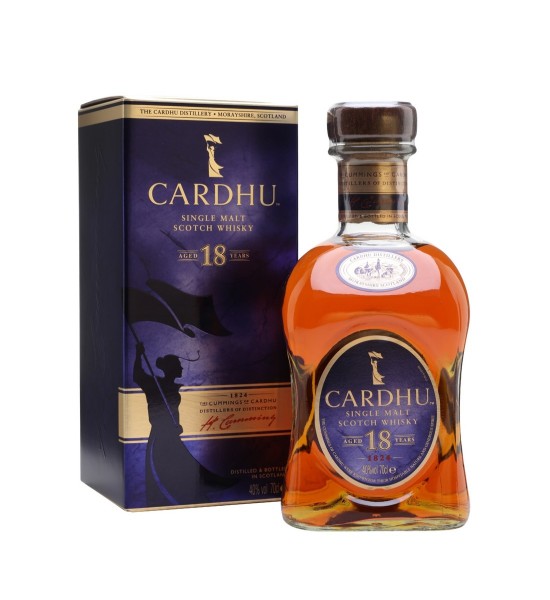 Cardhu 18 ani Speyside Single Malt Scotch Whisky 0.7L - 1