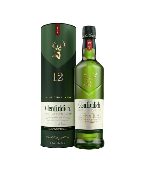 Glenfiddich 12 ani Speyside Single Malt Scotch Whisky 0.7L Glenfiddich 12 ani Speyside Single Malt Scotch Whisky 0.7L