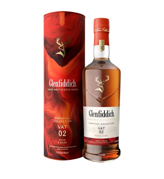 Glenfiddich Perpetual Collection Vat 2 Rich and Dark Speyside Single Malt Scotch Whisky 1L - 1