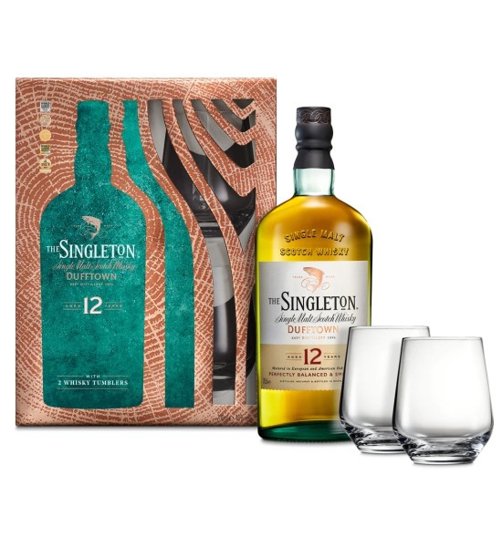 The Singleton of Dufftown 12 ani Gift Set Speyside Single Malt Scotch Whisky 0.7L - 1