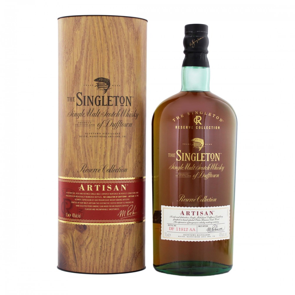 The Singleton of Dufftown Artisan Speyside Single Malt Scotch Whisky 1L The Singleton of Dufftown Artisan Speyside Single Malt Scotch Whisky 1L