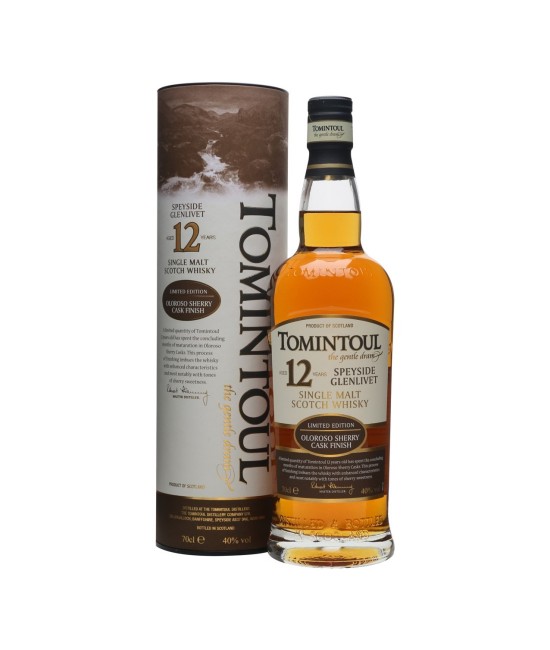 Tomintoul Oloroso Cherry Cask Finish 12 ani Speyside Single Malt Scotch Whisky 0.7L ALL PRODUCTS - Tomintoul Oloroso Cherry Cask Finish 12 ani Speyside Single Malt Scotch Whisky 0.7L