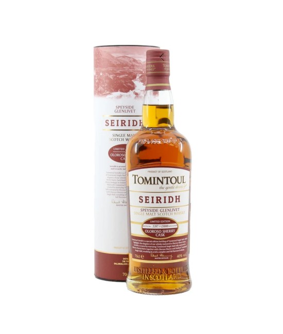 WHISKY - Tomintoul Seiridh Oloroso Sherry Cask Speyside Single Malt Scotch Whisky 0.7L