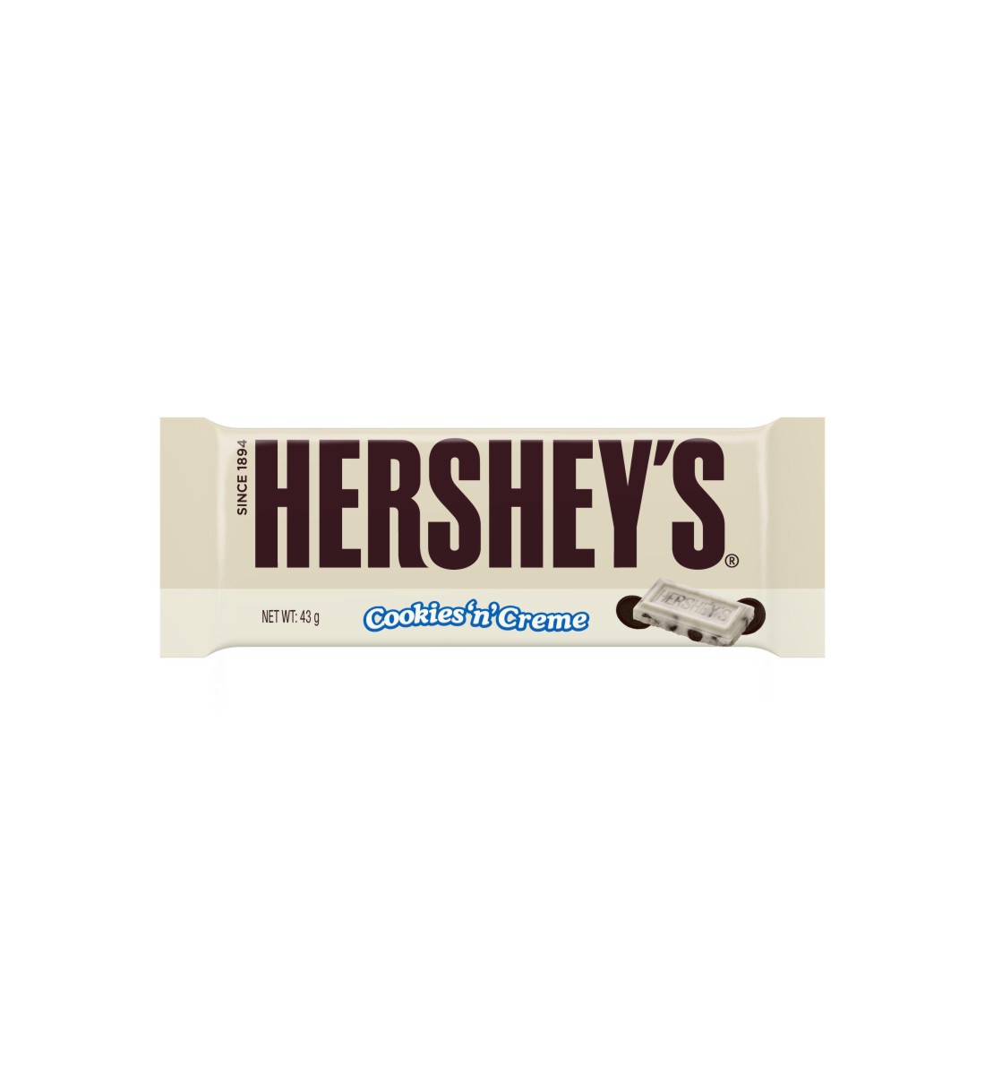 Hersheys Cookies’n’Creme 43 g bauturialcoolice.ro