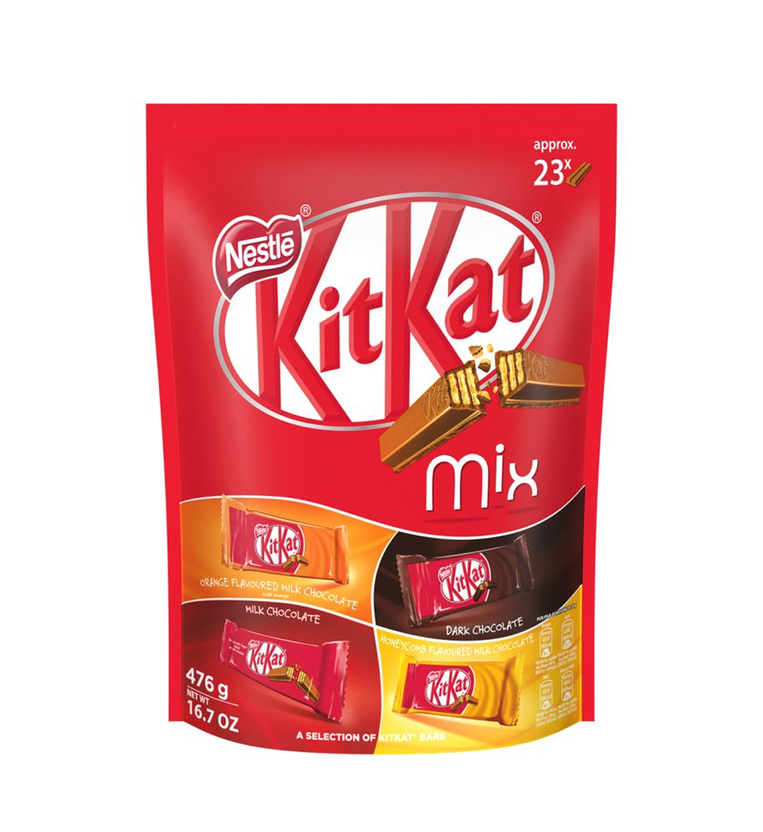 Kit Kat 2 Finger Mix Share Bag 476g