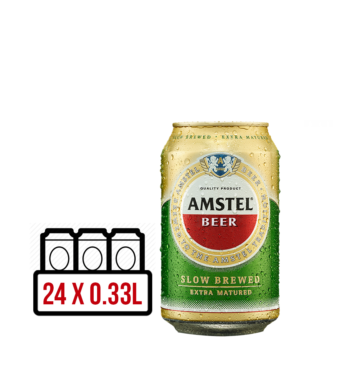 Amstel Premium Lager BAX 24 dz. x 0.33L