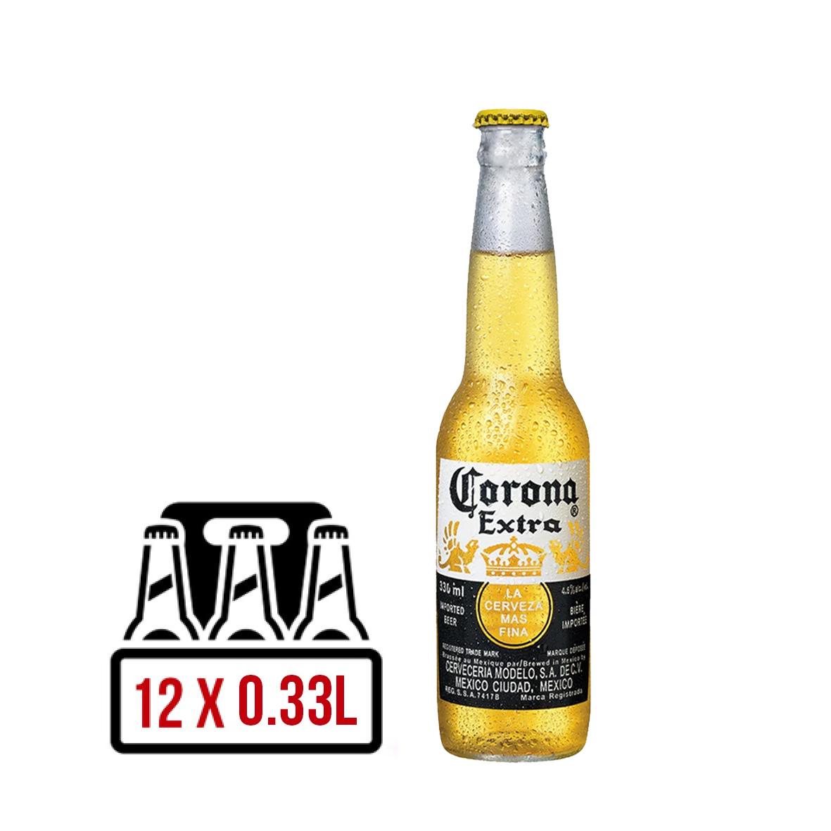 Corona Extra BAX 12 st. x 0.33L