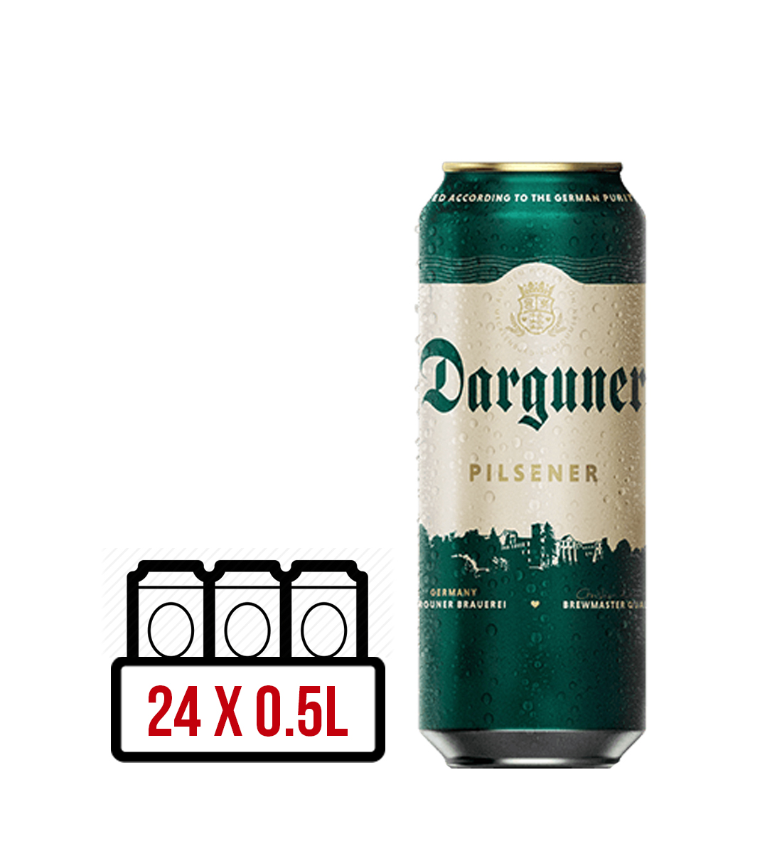 Darguner Premium Pilsner BAX 24 dz. x 0.5L