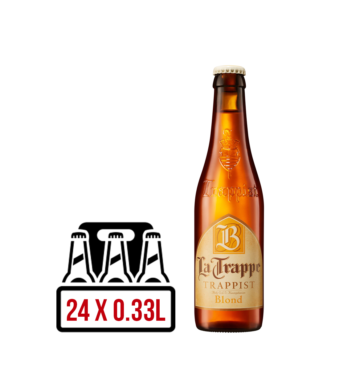 La Trappe Blond BAX 24 st. x 0.33L 0.33L
