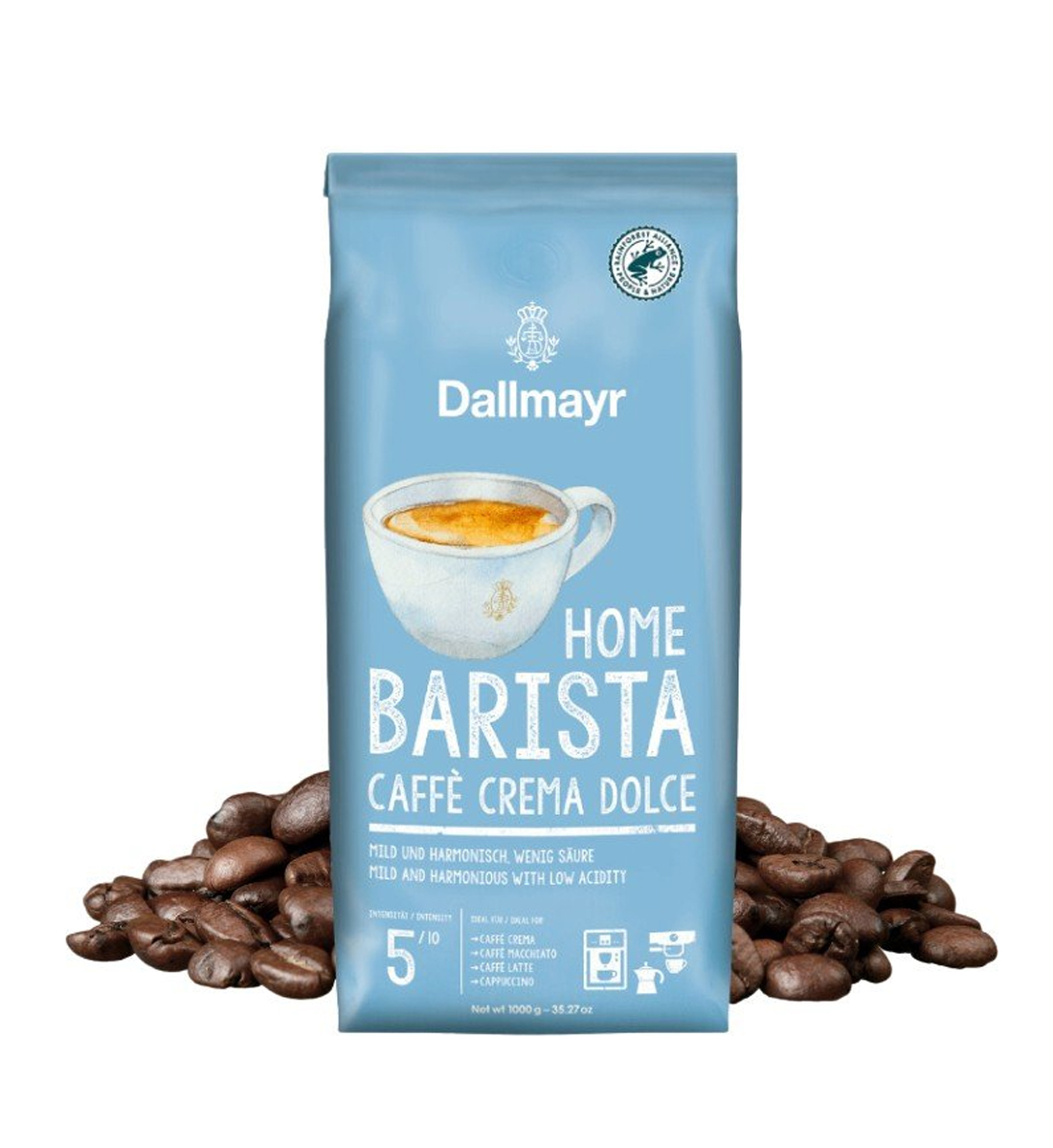 Dallmayr Barista Crema Dolce cafea boabe 1 kg