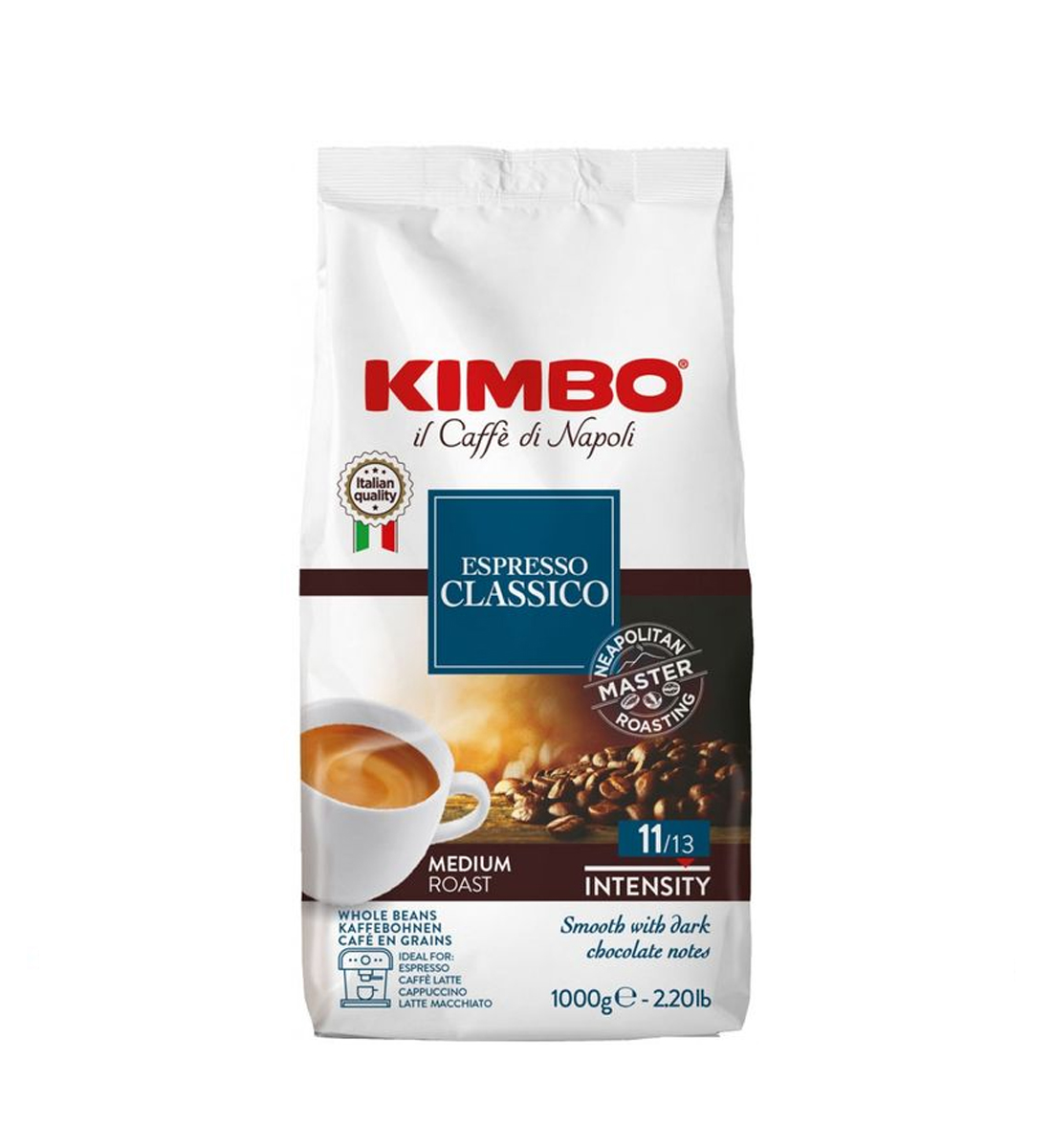 Kimbo Espresso Classico 100% Arabica cafea boabe 1 kg