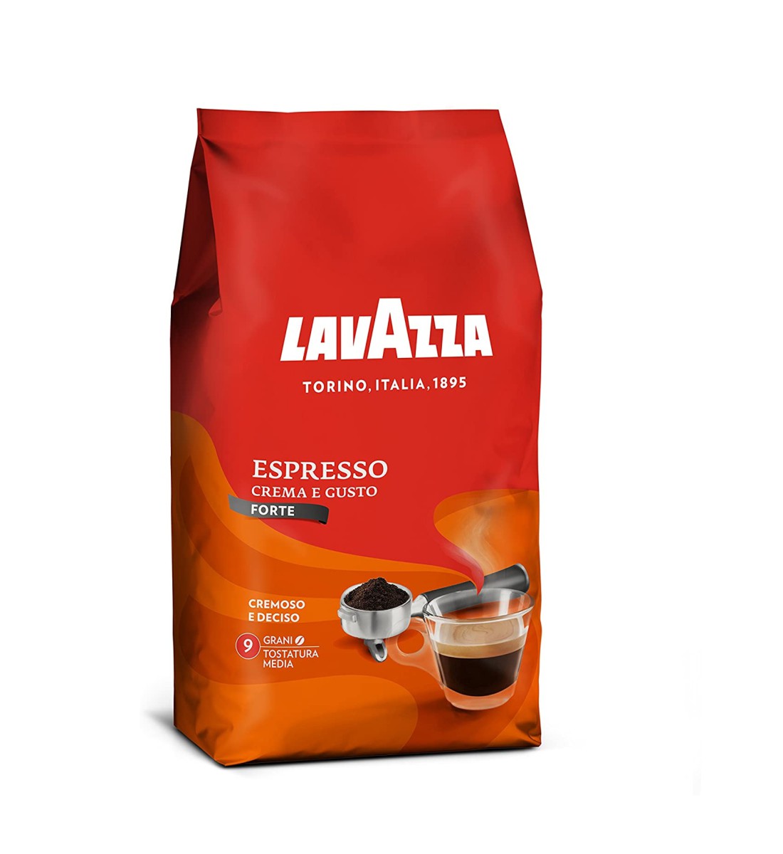 Lavazza Espresso Crema e Gusto Forte cafea boabe 1 kg bauturialcoolice.ro