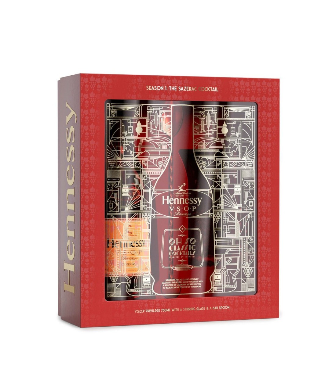 Hennessy Privilege Cognac VSOP Mixology Gift Set 0.7L
