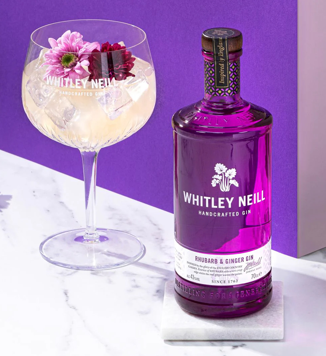 Whitley Neill Rhubarb & Ginger Gin 0.7L