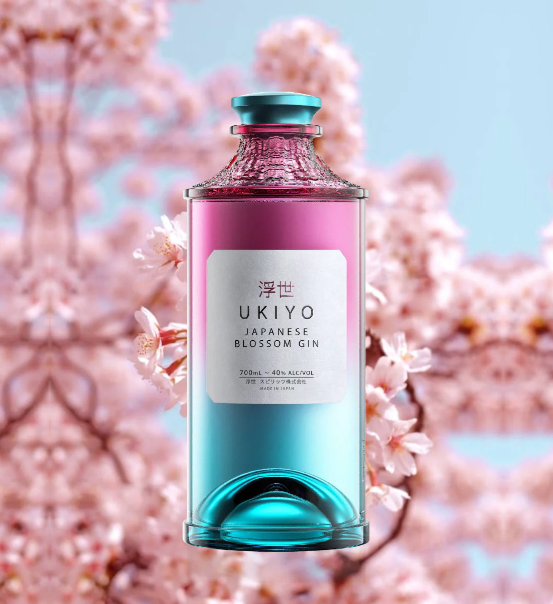 Ukiyo Japanese Blossom Gin 0.7L