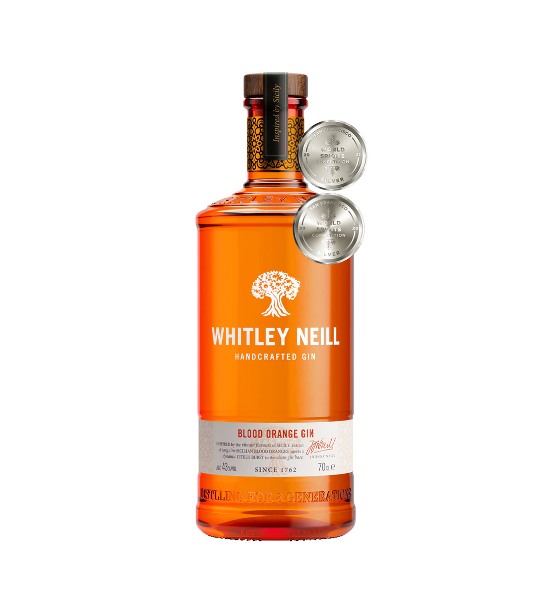 Whitley Neill Blood Orange Gin 0.7L 0.7L