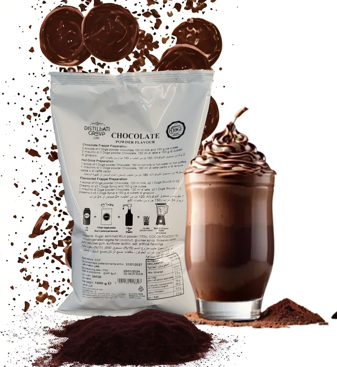 Il Doge Pudra Frappe Ciocolata 1kg