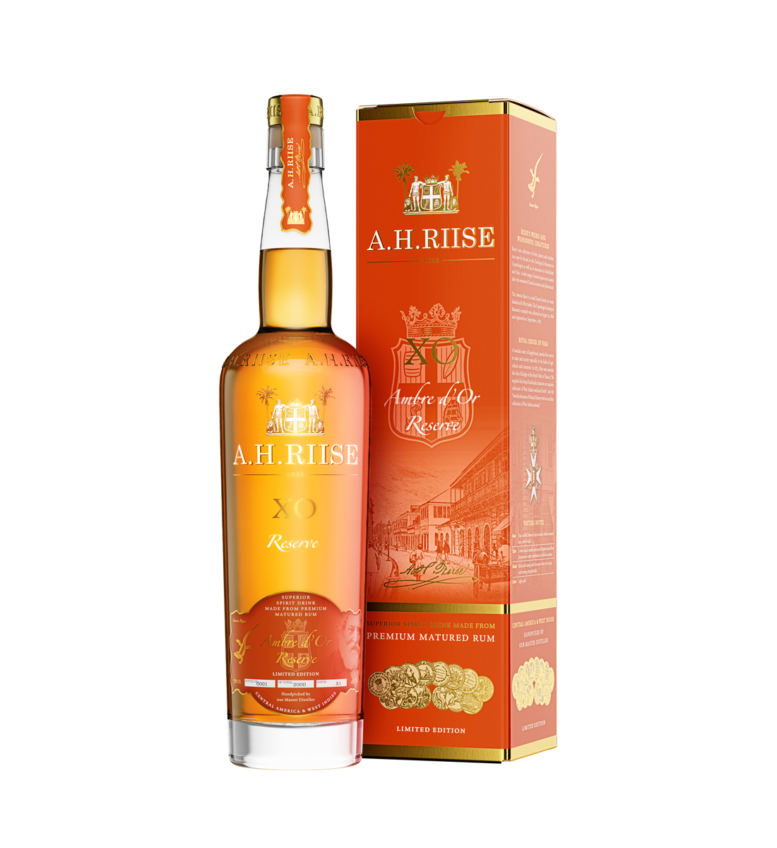 A.H.Riise Ambre D'or Reserve XO Rom 0.7L A.H. Riise 