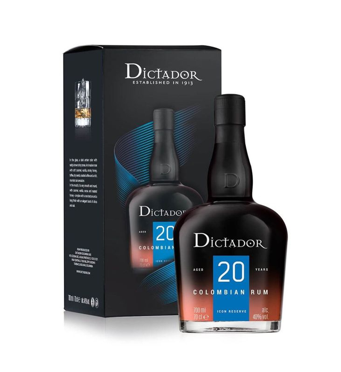 Dictador Icon Reserve 20 ani Rom 0.7L