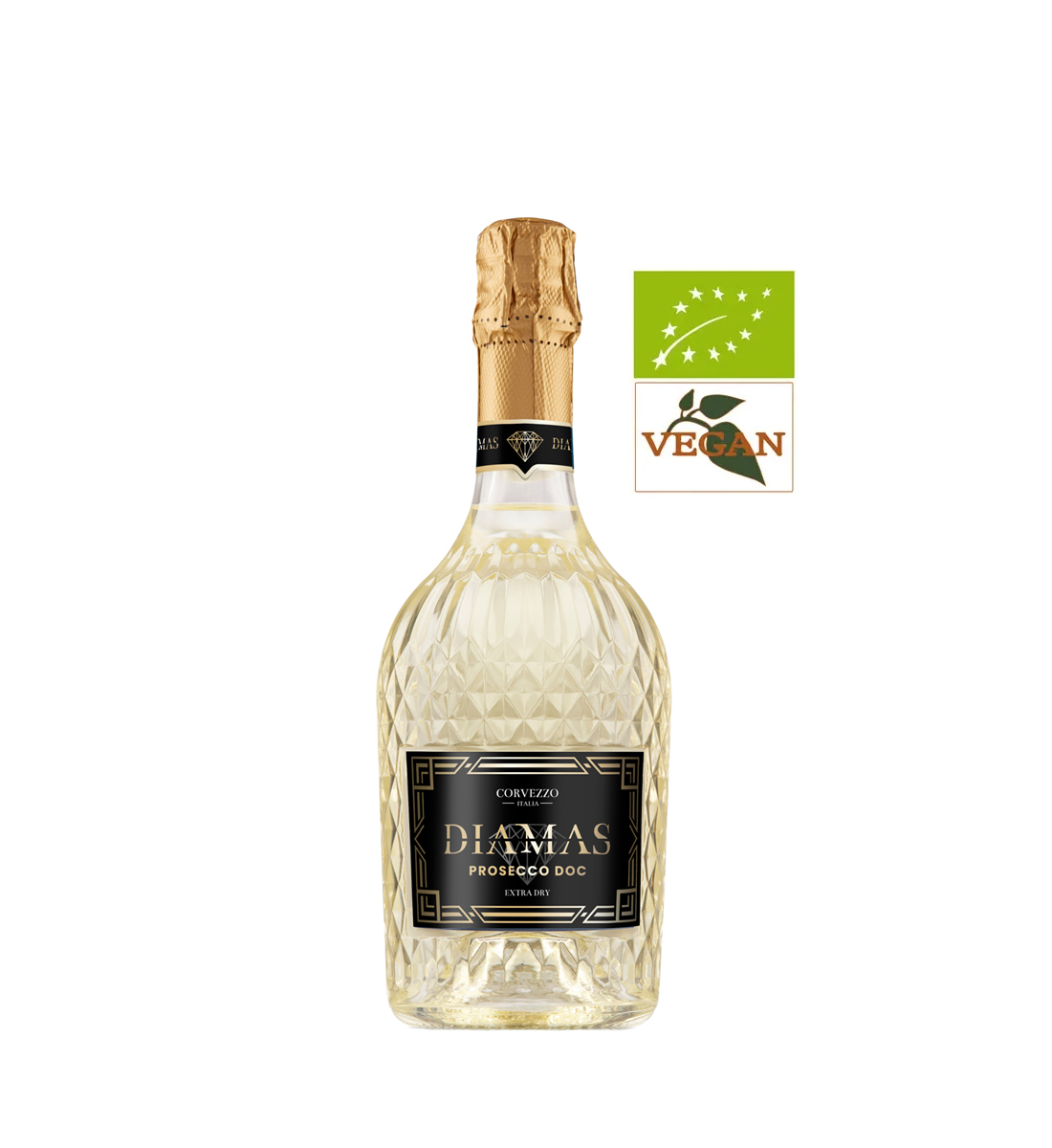 Corvezzo Diamas Prosecco Organic Extra Dry 0.75L