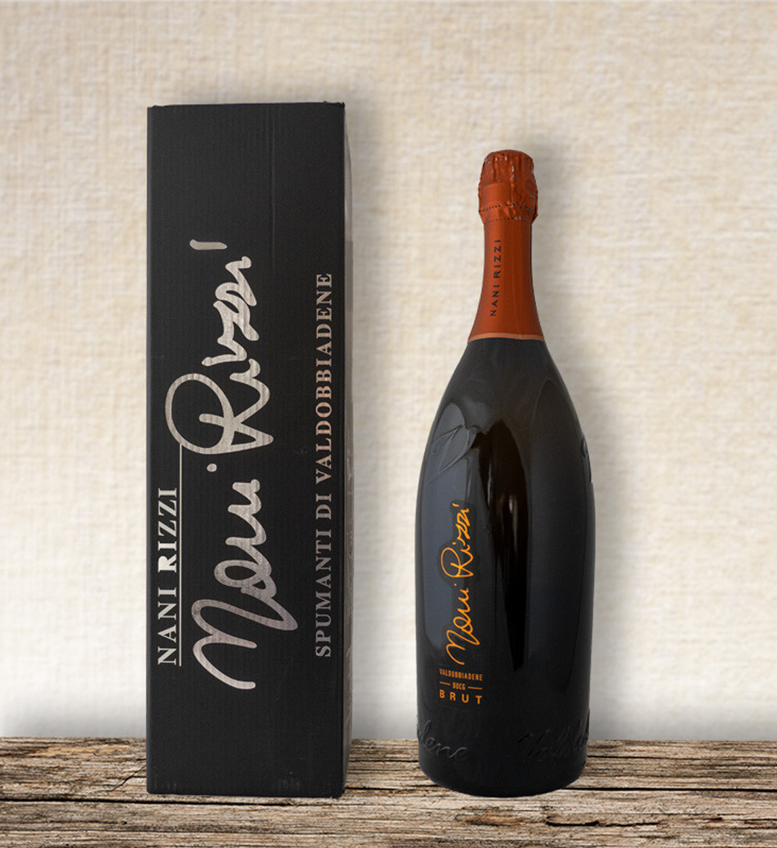 Nani Rizzi Valdobbiadene Prosecco Superiore DOCG Brut Cutie Magnum 1.5L