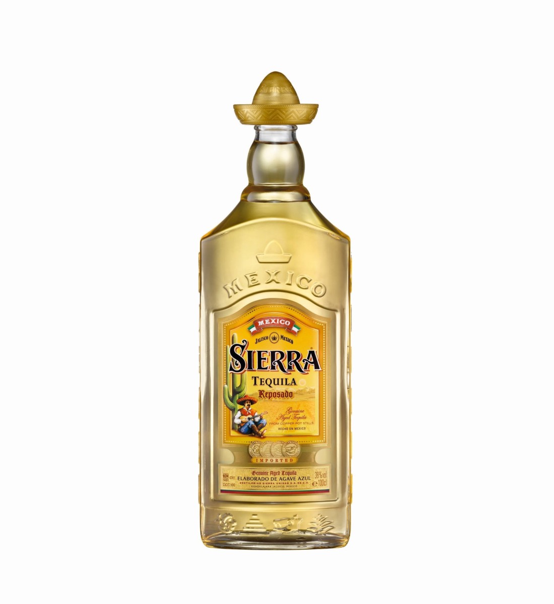 Tequila Sierra Reposado 1L bauturialcoolice.ro