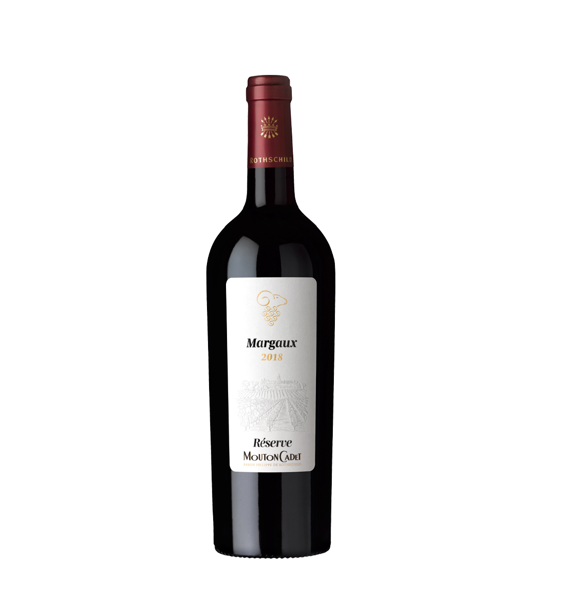 Mouton Cadet Petit Verdot, Cabernet Sauvignon & Merlot Reserve Margaux - Vin Rosu Sec - Franta - 0.75L