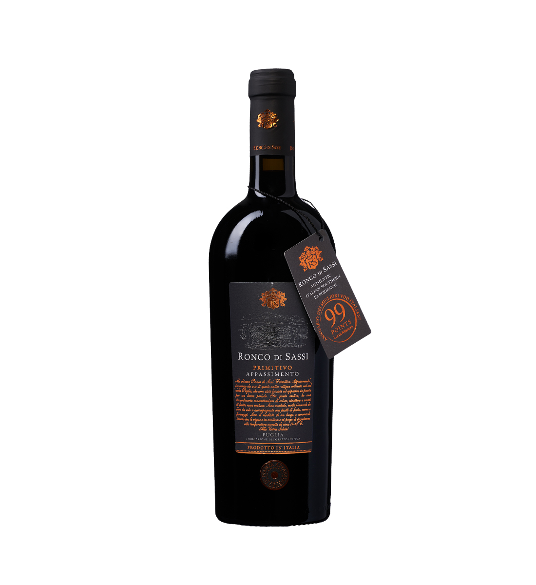 Ronco di Sassi Primitivo Appassimento Puglia IGT - Vin Rosu Sec - Italia - 0.75L