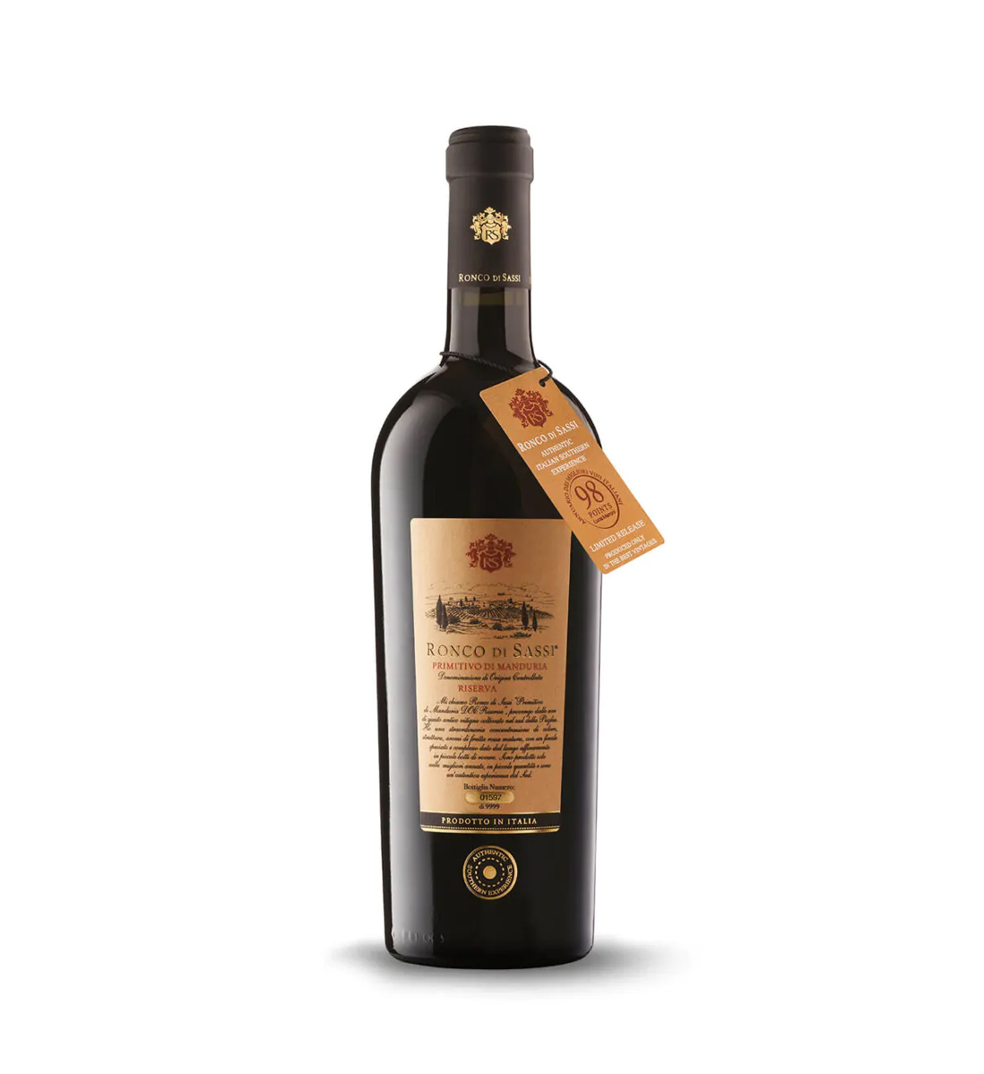 Ronco di Sassi Primitivo di Manduria Riserva - Vin Rosu Sec - Italia - 0.75L