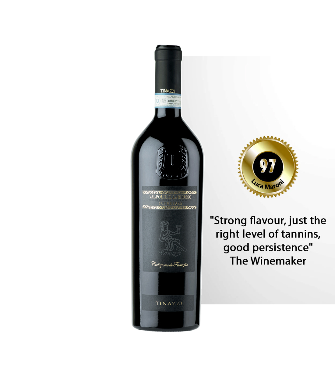 Tinazzi Collezione di Famiglia Valpolicella Ripasso Superiore - Vin Rosu Sec - Italia - 0.75L