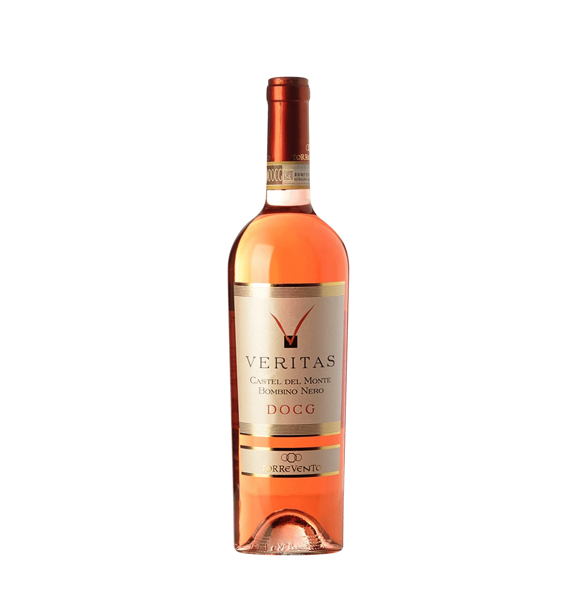 Torrevento Veritas Castel del Monte Bombino Nero DOCG- Vin Rose Sec - Italia - 0.75L