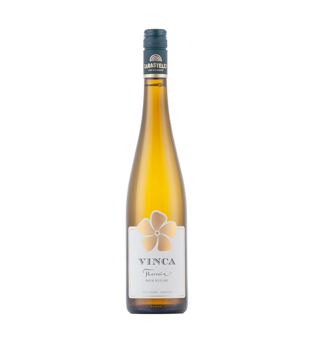 Carastelec Vinca Theresia Rhein Riesling- Vin Alb Sec - Romania - 0.75L