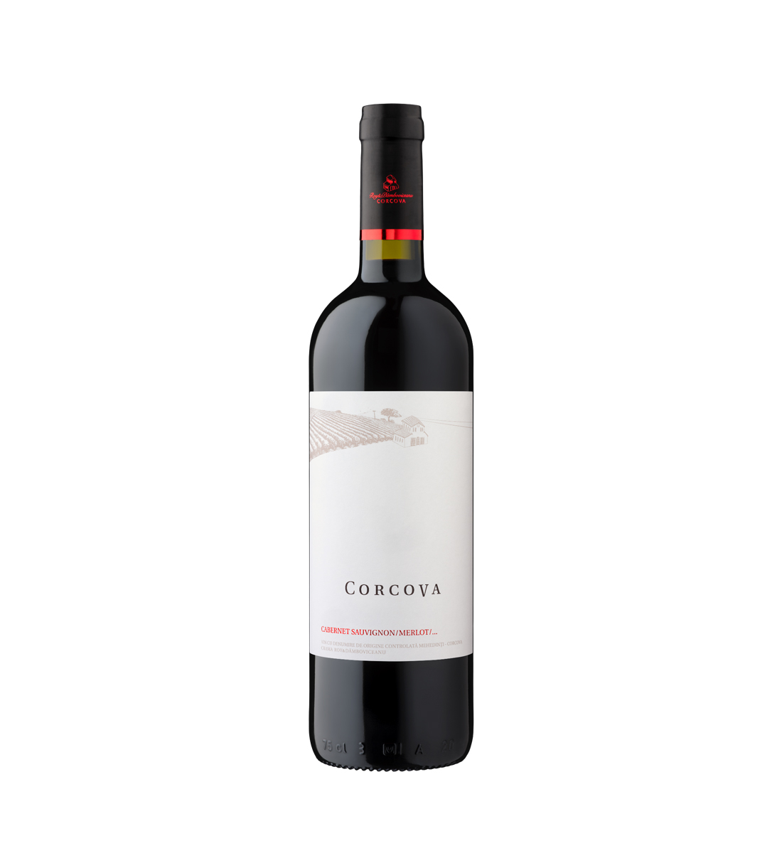 Corcova Cabernet Sauvignon & Merlot & Syrah DOC - Vin Sec Rosu - Romania - 0.75L